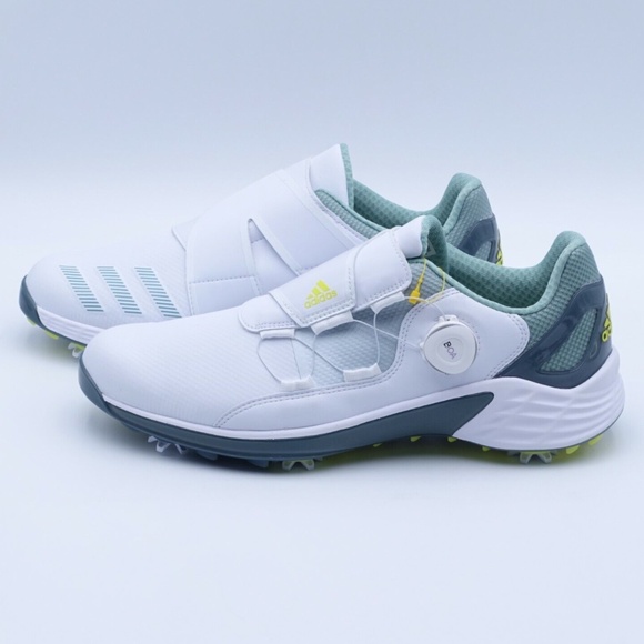 adidas gazelle silver green womens ADIDAS CODECHAOS BOA 25 -- WHITE/NAVY – New York Golf Center main image 0